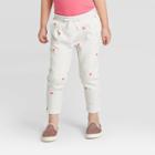 Oshkosh B'gosh Toddler Girls' Heart Jogger Pants - Gray 12m, Toddler Girl's