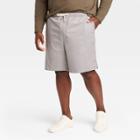 Men's Big & Tall 8 Regular Fit Pull-on Shorts - Goodfellow & Co Gray