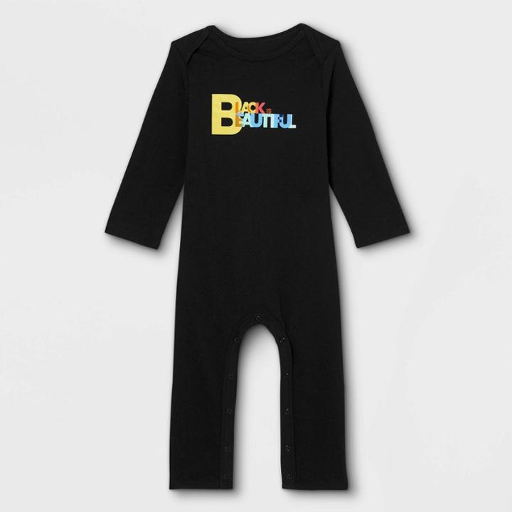 No Brand Black History Month Baby Black Is Beautiful Bodysuit - Black Newborn