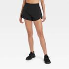 Women's Crinkle Tulip Run Shorts 3 - All In Motion Black