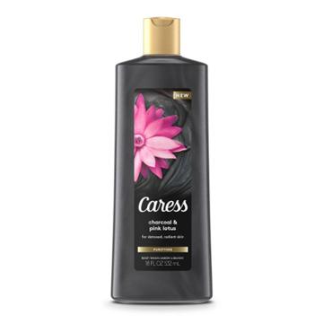 Caress Charcoal & Pink Lotus Purifying Body Wash Soap