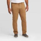 Men's Big & Tall Slim Five Pocket Pants - Goodfellow & Co Brown
