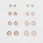 Stud Earrings - A New Day Rose Gold/pearl
