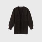 Girls' Open-front Cardigan - Art Class Black