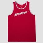 Men's Baywatch Malibu Beach Patrol Ringer Tank Top - Red