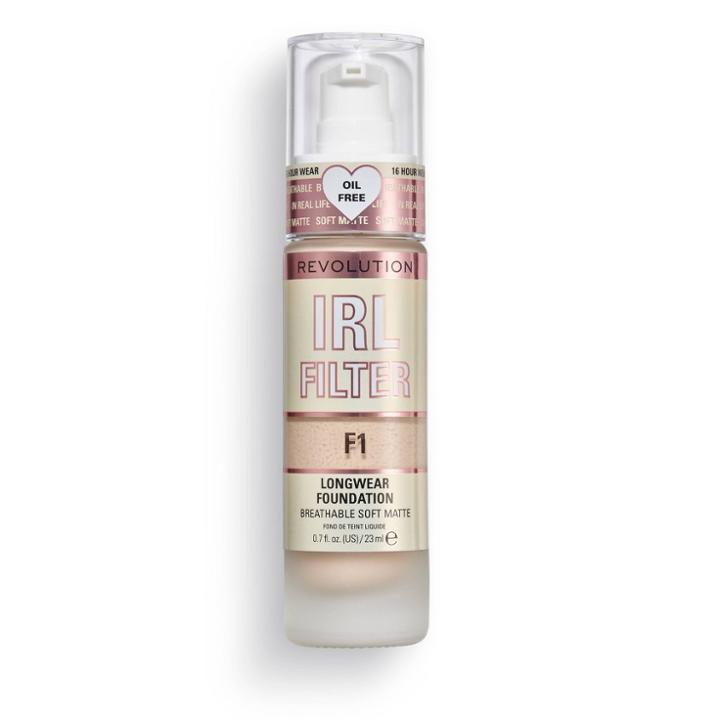 Makeup Revolution Irl Filter Longwear Foundation - F1