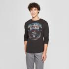 Junk Food Men's Long Sleeve Grateful Dead Graphic T-shirt - Vintage Black