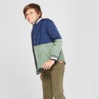 Boys' Reversible Shirt Jacket - Cat & Jack Green/navy S, Boy's,
