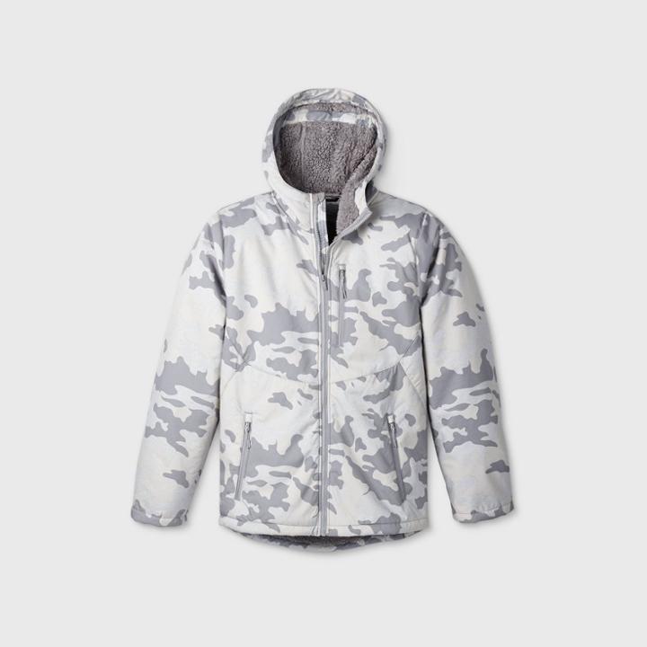 All In Motion Men's Camo Print Sherpa Softshell Jacket - All In