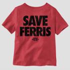 Toddler Boys' Ferris Bueller's Day Off 'save Ferris' Short Sleeve T-shirt - Red