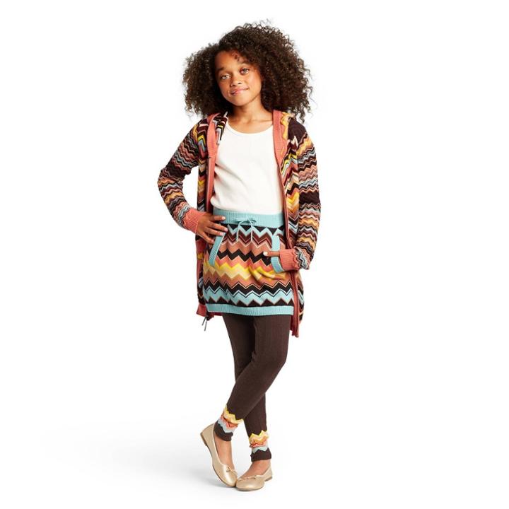Girls' Colore Zig Zag Mid-rise Sweater Mini Skirt - Missoni For Target S, Women's, Size: