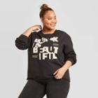 Well Worn Women's Plus Black Is Beautiful Sweatshirt - Black 3x, Women's,