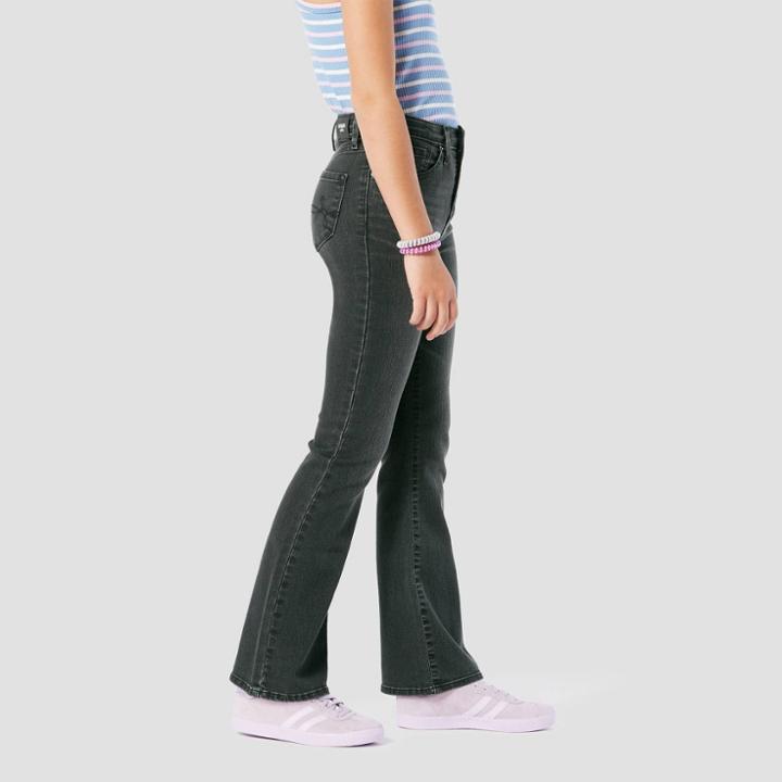 Denizen From Levi's Girls' Flare High-rise Jeans - Black