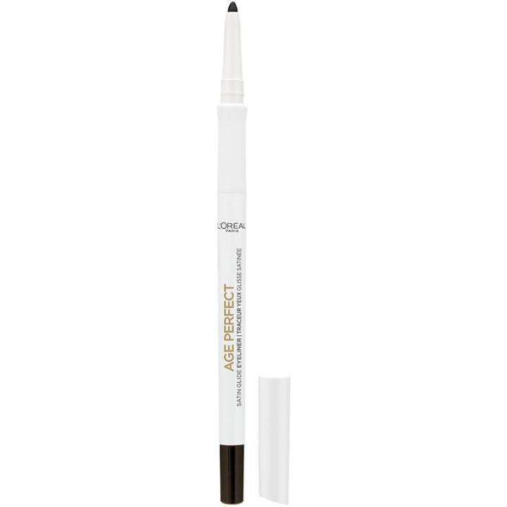 L'oreal Paris Age Perfect Satin Glide Eyeliner With Mineral Pigments Black