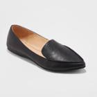 Women's Micah Pointy Toe Loafers - A New Day Black