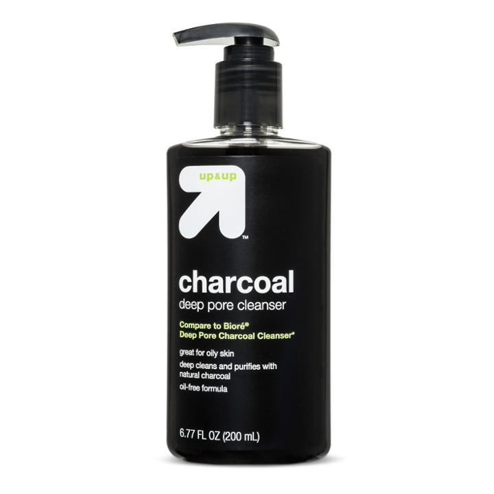 Up & Up Charcoal Deep Pore Cleanser - 6.77 Fl Oz - Up&up (compare To Biore Deep Pore Charcoal Cleanser)
