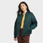 Women's Bomber Jacket - A New Day Olive Green