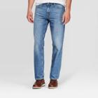 Men's Straight Fit Jeans - Goodfellow & Co Medium Vintage Denim Wash 30x30,