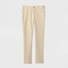 Girls' Stretch Uniform Ponte Pants - Cat & Jack Khaki
