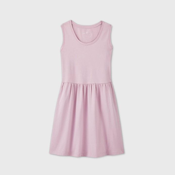 Women's Sleeveless Babydoll Dress - Universal Thread Pink