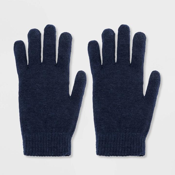 Women's Knit Gloves - Wild Fable Navy, Blue