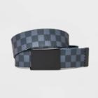 Boys' Checkered Slide Belt - Cat & Jack Black