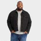 Men's Big & Tall Denim Trucker Jacket - Goodfellow & Co Black