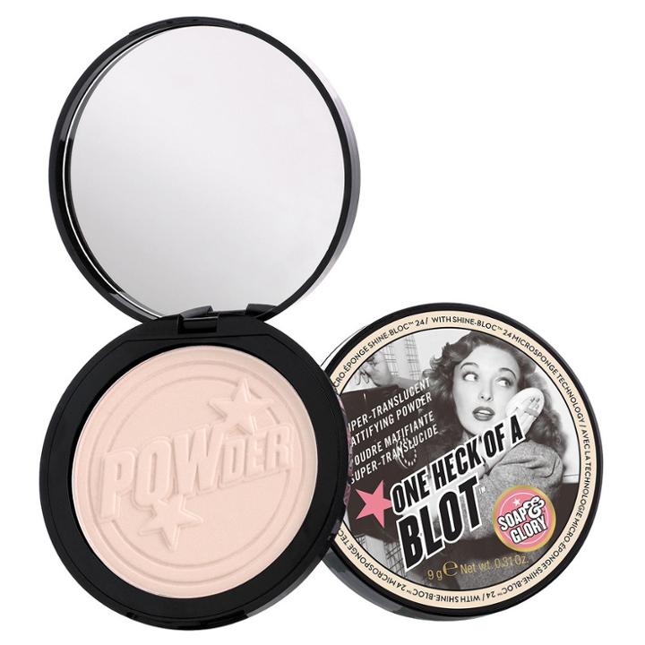 Soap & Glory One Heck Of A Blot Face Powder - .31oz, Pink
