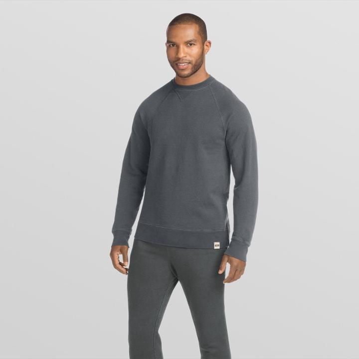Hanes Men's 1901 Heritage V-notch Raglan Sweatshirt - Dark