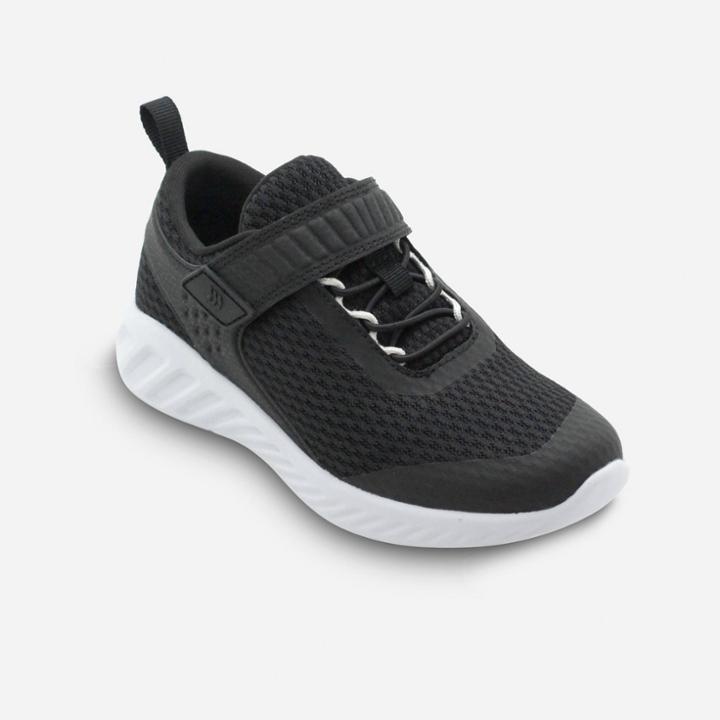 Kid's Jet Power Strap Sneakers - All In Motion Black