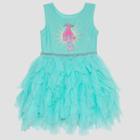Toddler Girls' Trolls Poppy Ballerina Dress - Aqua