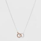 Target Sterling Silver Linked Circle Necklace -