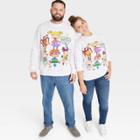 Adult Nickelodeon Rugrats Hanukkah Graphic Sweatshirt - White