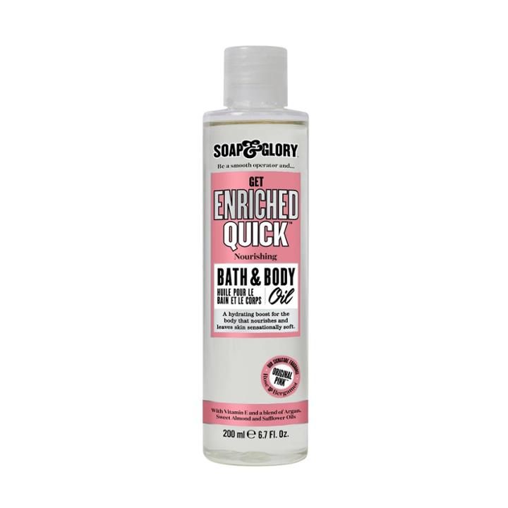 Soap & Glory Original Pink Get Enriched Quick Nourishing Bath & Body Oil