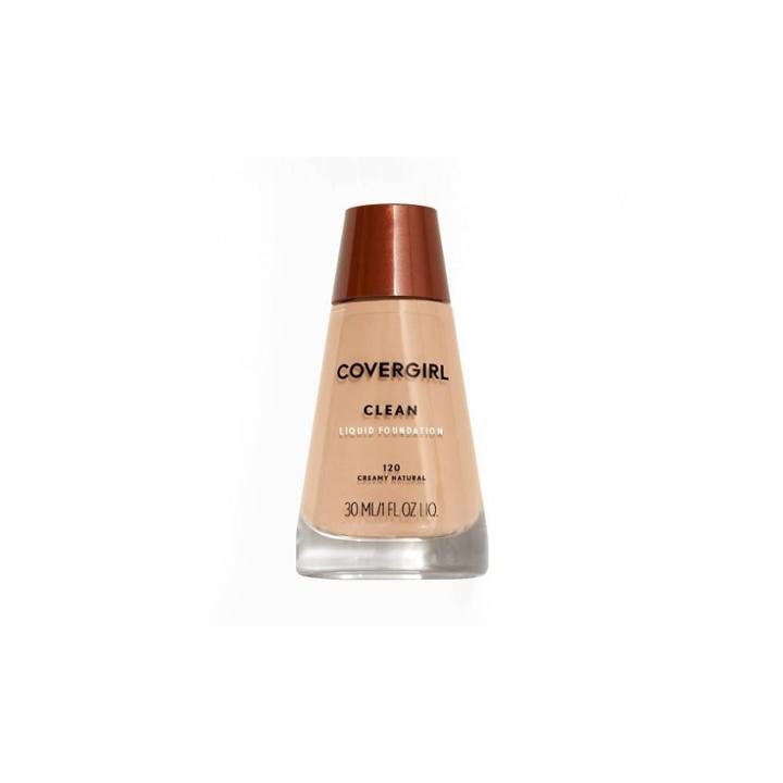 Covergirl Clean Foundation 120 Creamy Natural 1 Fl Oz, Adult Unisex