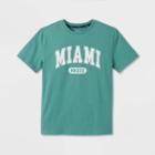 Boys' 'miami' Graphic Short Sleeve T-shirt - Art Class Green