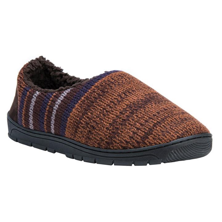 Men's Muk Luks John Loafer Slippers - Brown