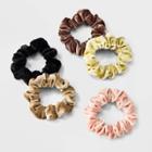 Mini Velvet Hair Twisters 5pc - A New Day Multicolor Neutrals
