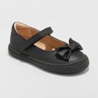 Toddler Girls' Ethel Adjustable Easy Close Mary Jane - Cat & Jack Black