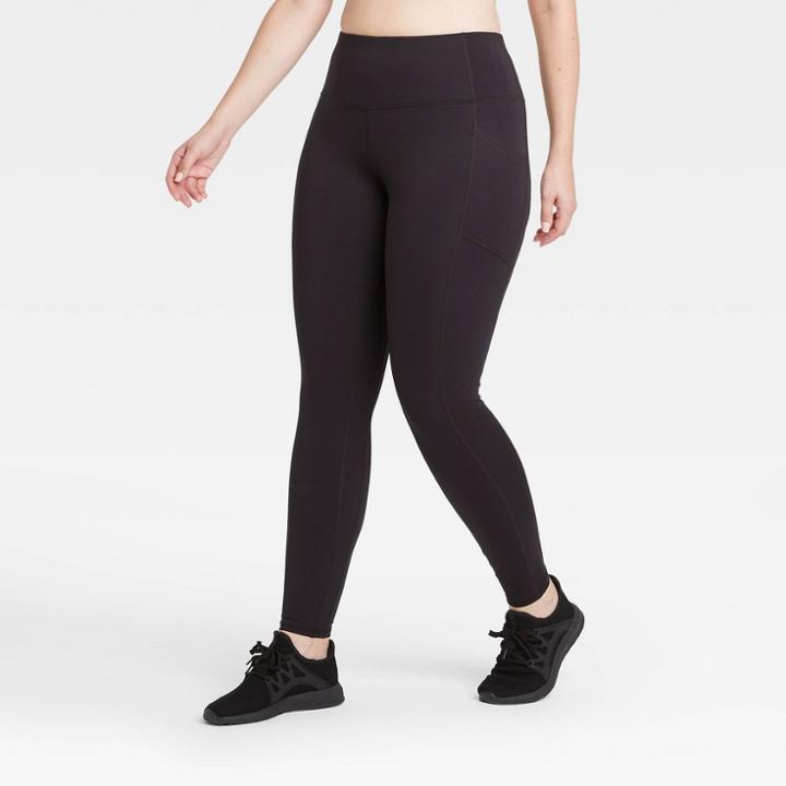 Women's Sculpted High-rise Leggings 32 - All In Motion Black Xs -