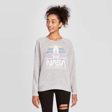 Women's Nasa Graphic Sweatshirt - Gray