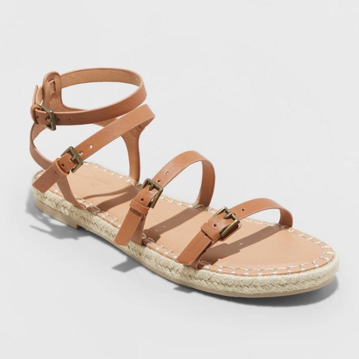 Women's Joann Gladiator Sandals - Universal Thread Cognac