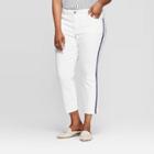 Target Women's Plus Size Mid-rise Cropped Skinny Jeans - Universal Thread White