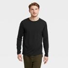 Men's Long Sleeve Performance T-shirt - All In Motion Black S, Men's,