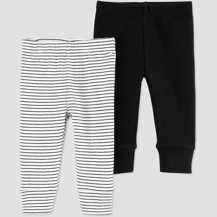 Baby 2pk Pull-on Pants - Just One You Made By Carter's Gray Newborn