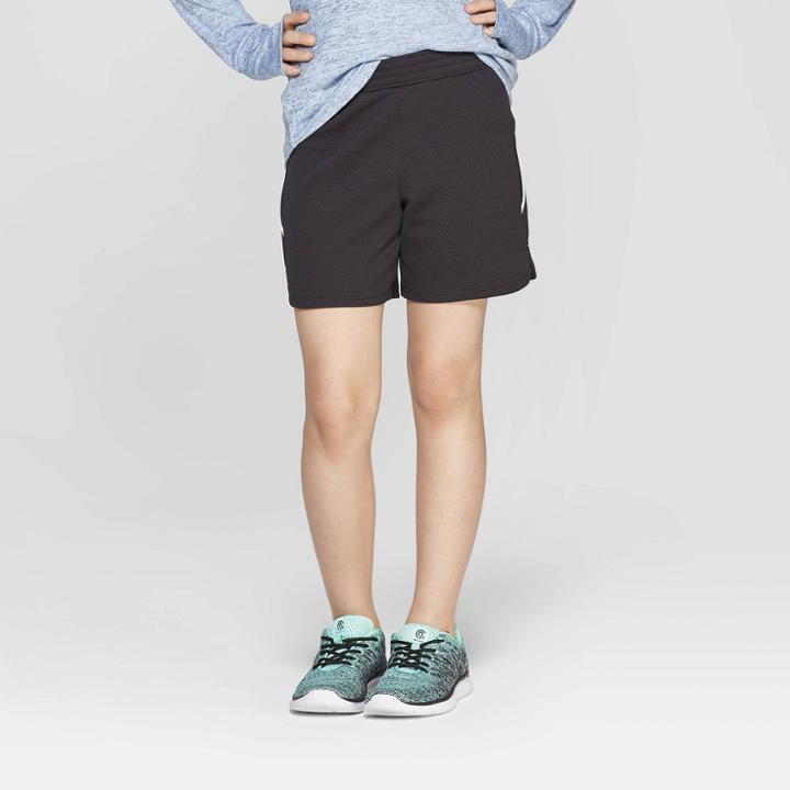 Girls' 5 Gym Shorts - C9 Champion Black