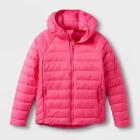Kids' Packable Puffer Jacket With 3m Thinsulate Insulation - All In Motion Pink