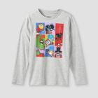 Boys' Marvel Long Sleeve Graphic T-shirt - Gray