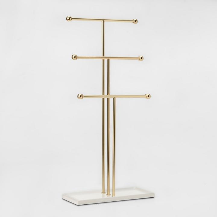 Trigem Jewelry Storage Stand Brass - Umbra, Women's, Gold