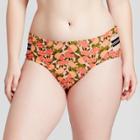 Women's Printed Tab Side Hipster Bikini Bottom - Xhilaration 16w/18w,